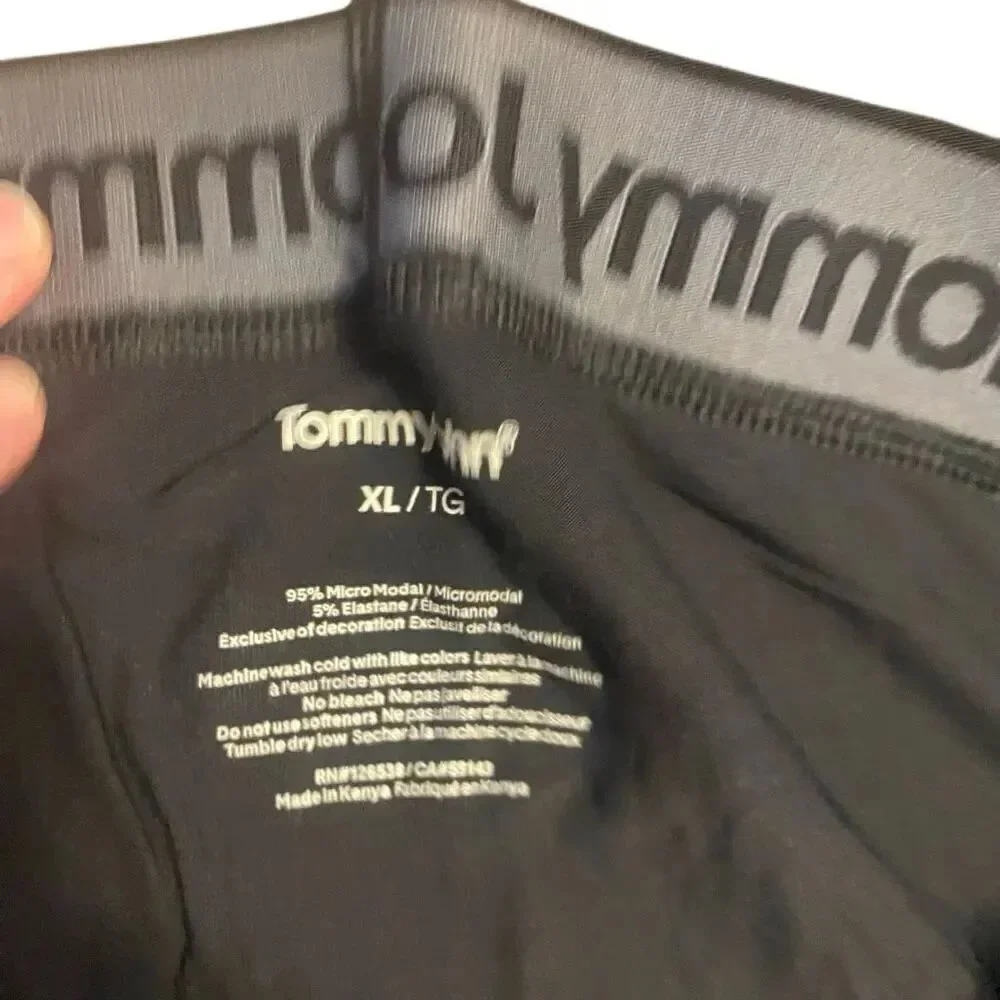 tommy john and Jockey boxer briefs set of 3 XL Black and grey